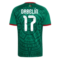 Camiseta México Orbelin Pineda #17 Primera Equipación Replica Mundial 2026 mangas cortas